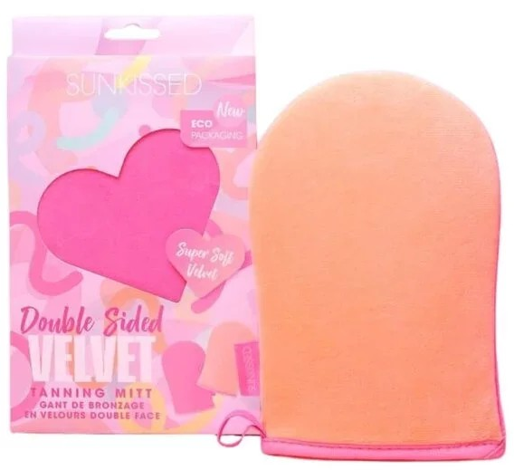 Double Sided Velvet Tanning Mitt 1 Stuk