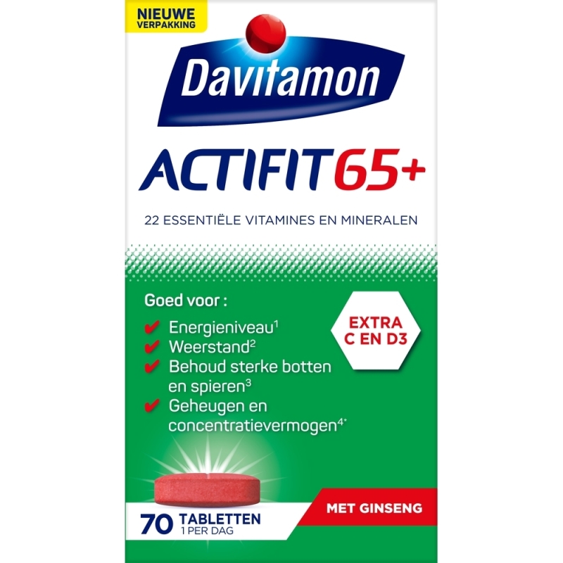 Actifit 65+ 70 tabletten