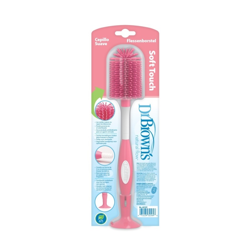 Flessenborstel Roze 1 Stuk