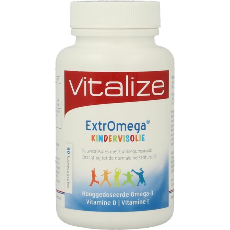 Extromega Kindervisolie 60 Capsules