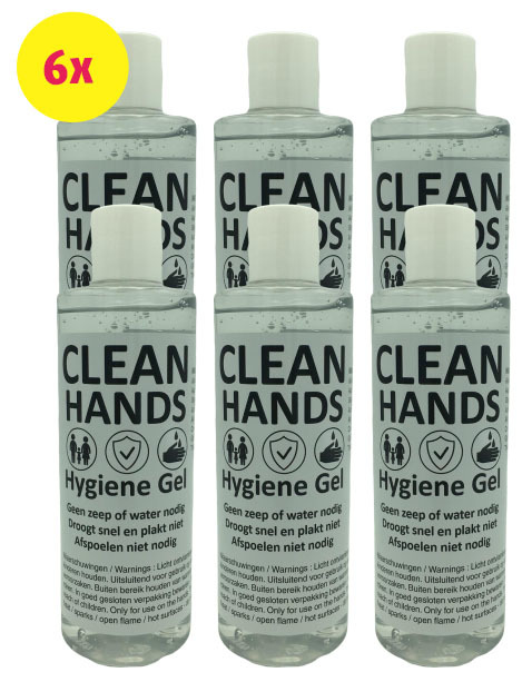 Hygiene Handgel met Alcohol 6x 400ml