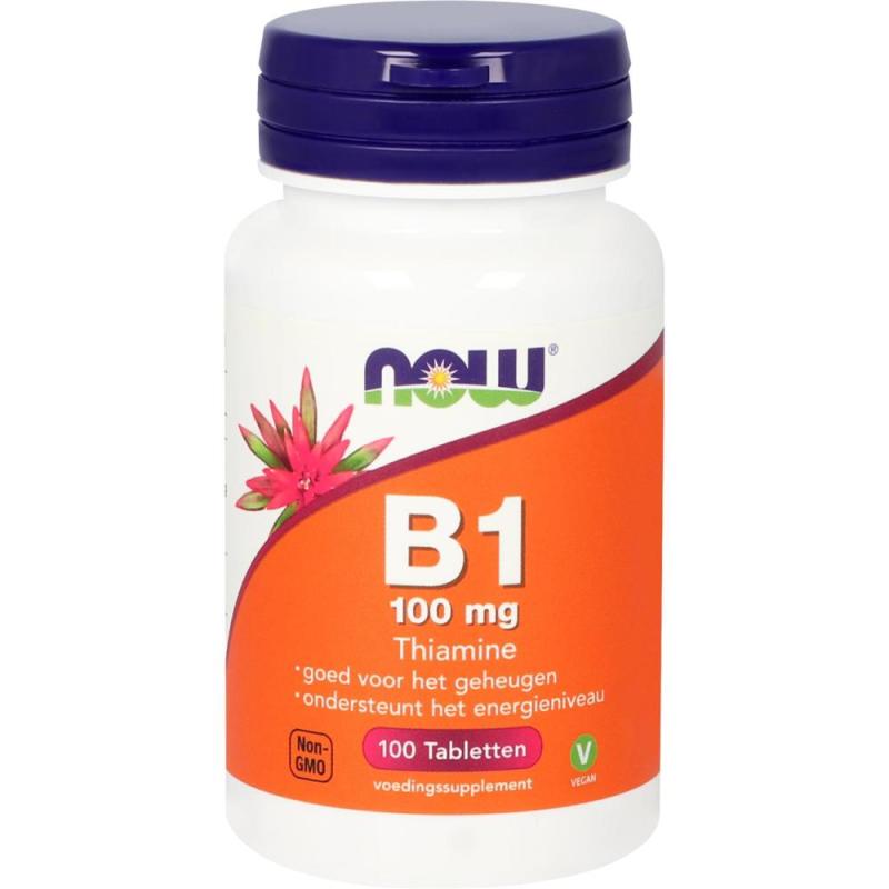 Vitamine B1 100mg 100 tabletten