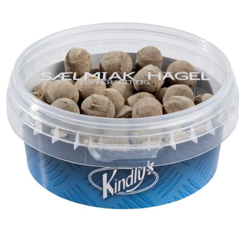 Kindlys salmiak hagels 120g