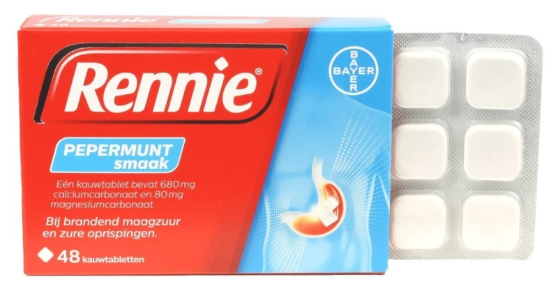 Pepermunt 48 kauwtabletten