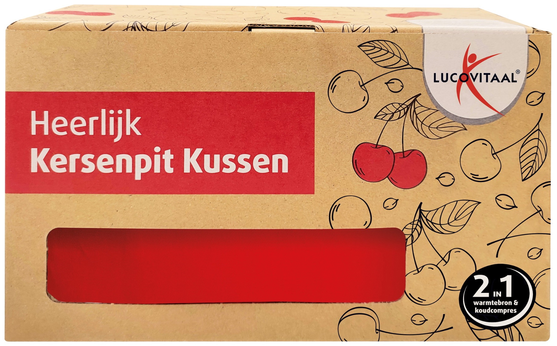Lucovitaal Kersenpitkussen Vierkant 1st