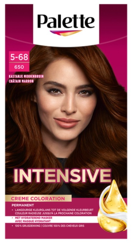 Haarkleuring 650 Kastanje Middenbruin 1 stuk