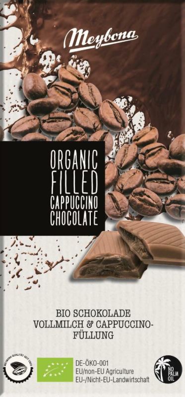 Organic Filled Cappuccino Chocolate 100 gram