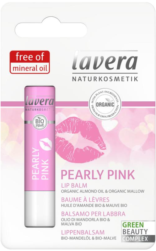 Lavera Lippenbalsem/Lip Balm Pearly Pink 4.5g