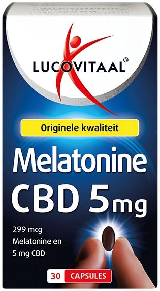 Lucovitaal Melatonine CBD 5 MG 30 Capsules