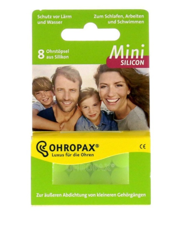 Mini Silicon Oordopjes 8 stuks