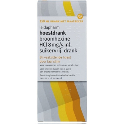 Leida broomhexine 8mg suikervrij  150ml