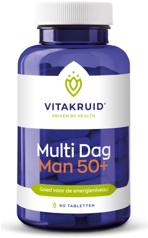 Vitakruid Multi Dag Man 50+ 90 tabletten