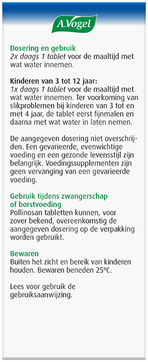 A.Vogel Pollinosan tabletten 30 Stuks