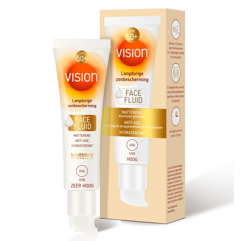 Zonnebrand Face Fluid Sun Protection SPF50+ 50 ML