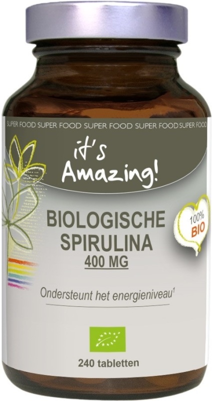 Biologische Spirulina 400mg 240tb