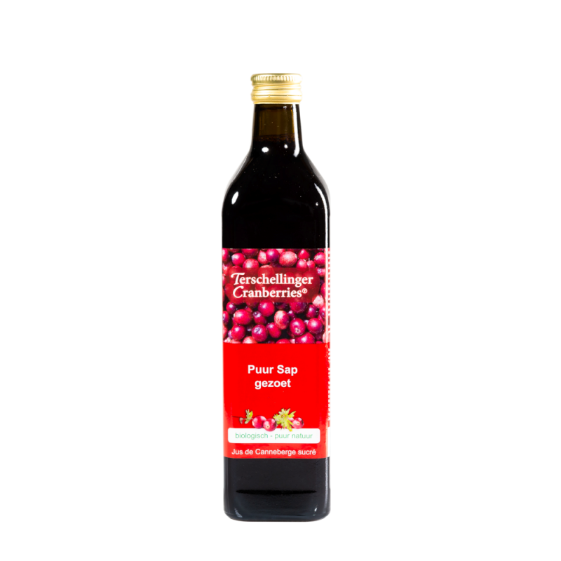 Cranberrysap gezoet bio 6 x 750ml