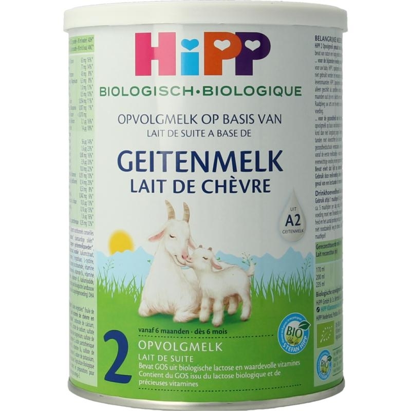 2 Biologische opvolgmelk op basis van geitenmelk 400g