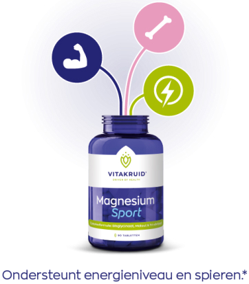 Vitakruid Magnesium Sport 90 Tabletten