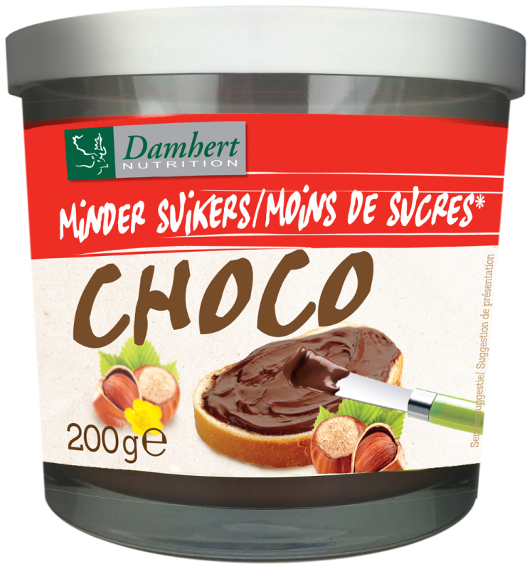 Chocopasta Minder Suikers 200 Gram
