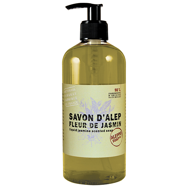 Aleppo jasmijnzeep met pomp 500ml