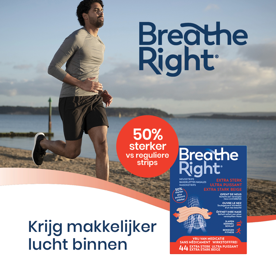 Breathe Right Extra Sterk Beige 44 stuks