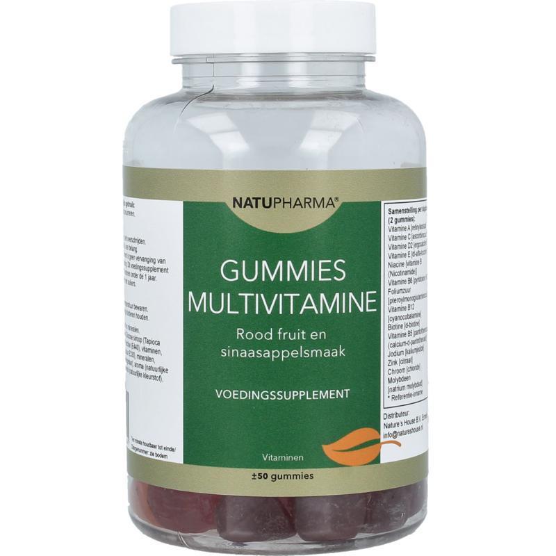 Gummies multi vitamine roodfruit/sinaasappel 50st