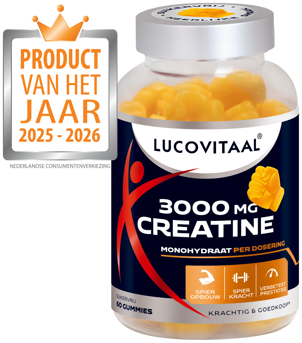 Lucovitaal Creatine 3000 mg Gummies 60st