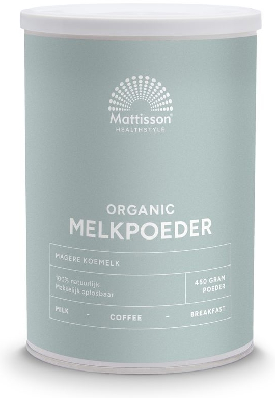 Magere melkpoeder bio 450g