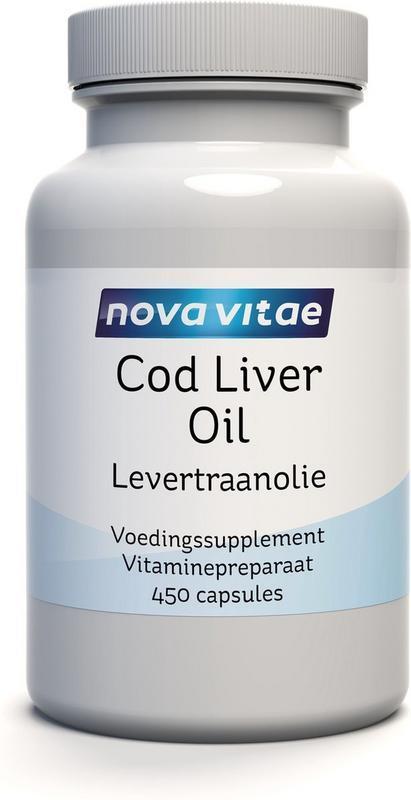 Levertraanolie Capsules 450 Capsules