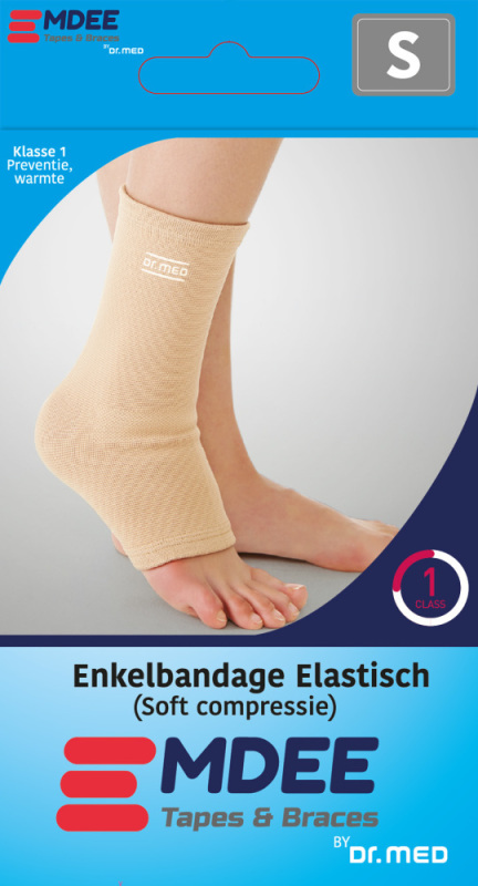 Elastic Support Enkel S Huidskleur 1st