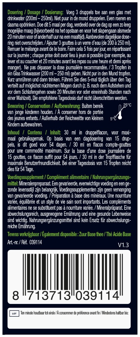 Lucovitaal Zuur Base balans - Basische druppels 30ml