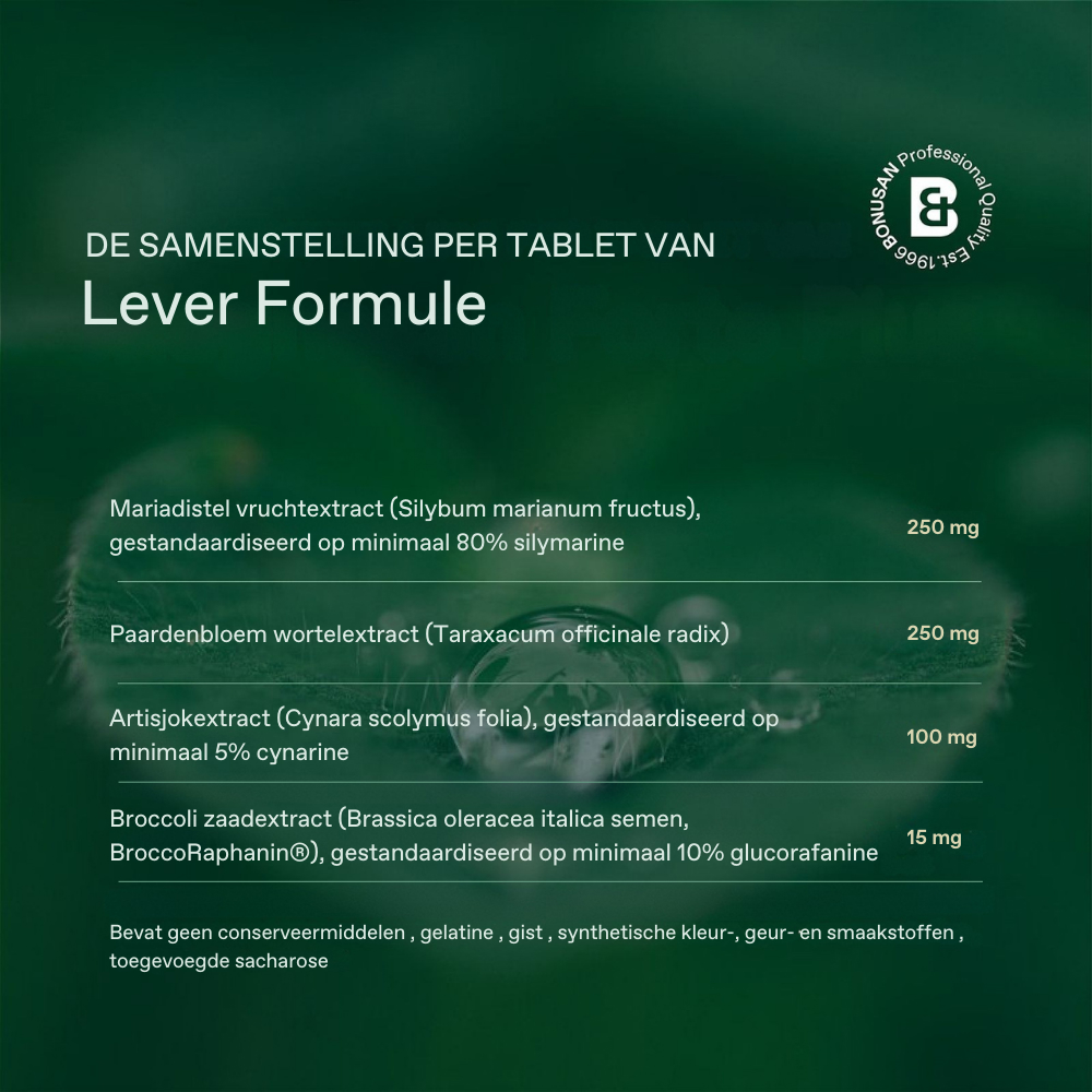 Bonusan Lever Formule 60 Tabletten