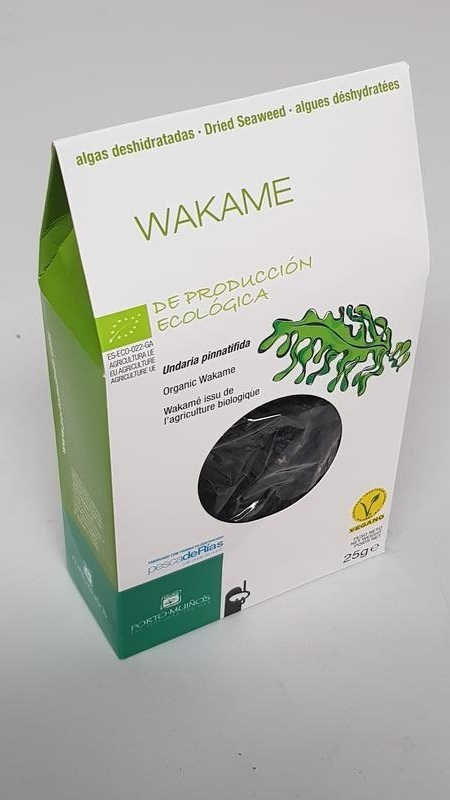 Porto Muinos Wakame Vlokken Bio 25g