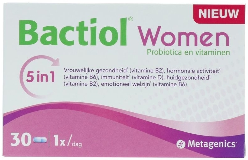 Metagenics Bactiol Women N 30 Capsules Blister 30capsules