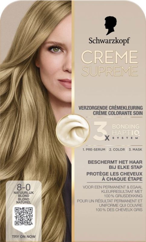 Creme supreme 8-0 blond 1st