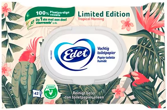 Vochtig Toiletpapier Tropical Morning 42 Stuks