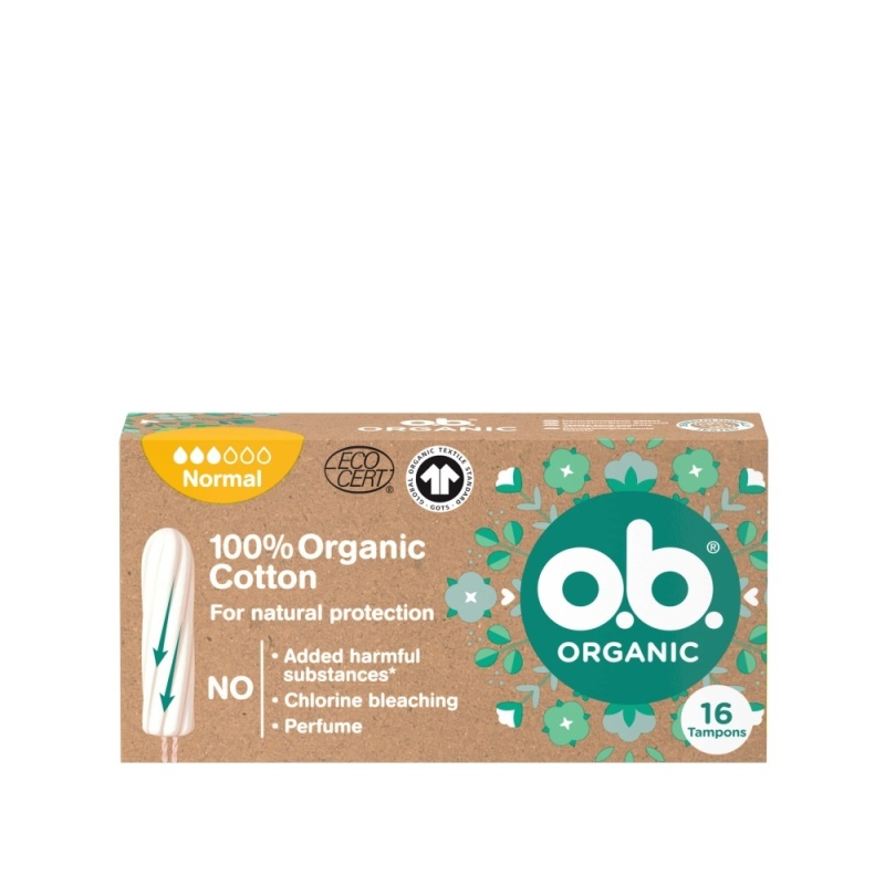 Tampons organic normal 16st