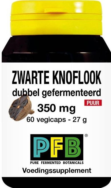 Zwarte Knoflook Dubbel Gefermenteerd 60vc