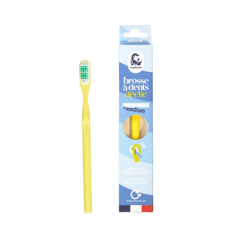Toothbrush medium mimosa yellow 1st