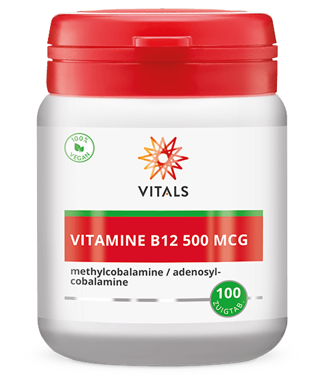 B12 500mcg 100 Zuigtabletten