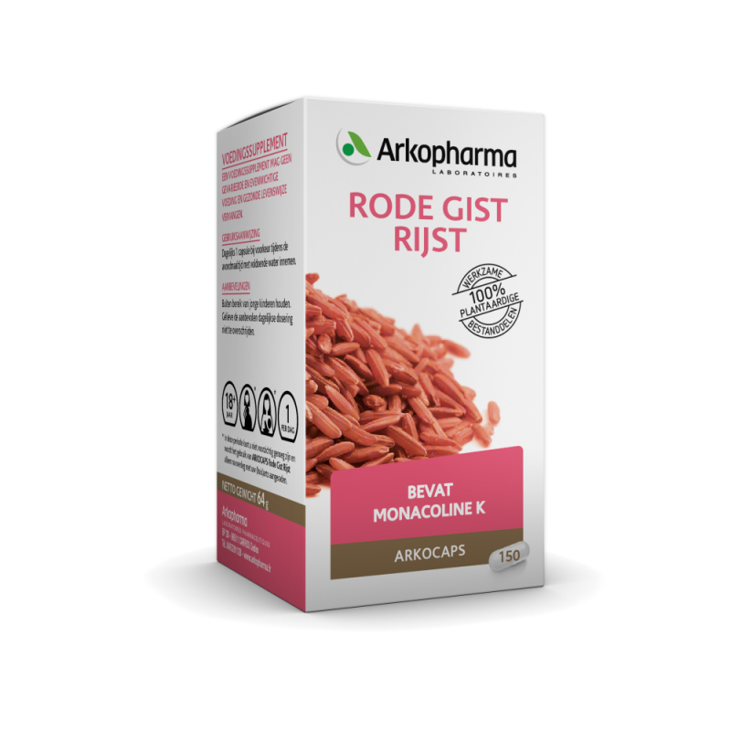 Rode Gist Rijst 150 capsules