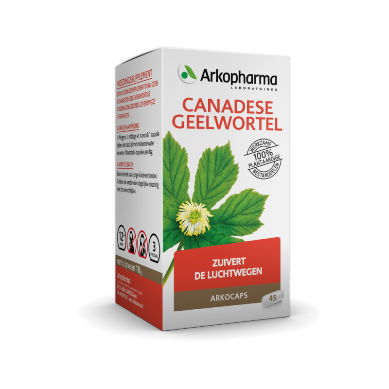 Canadese Geelwortel 45 capsules