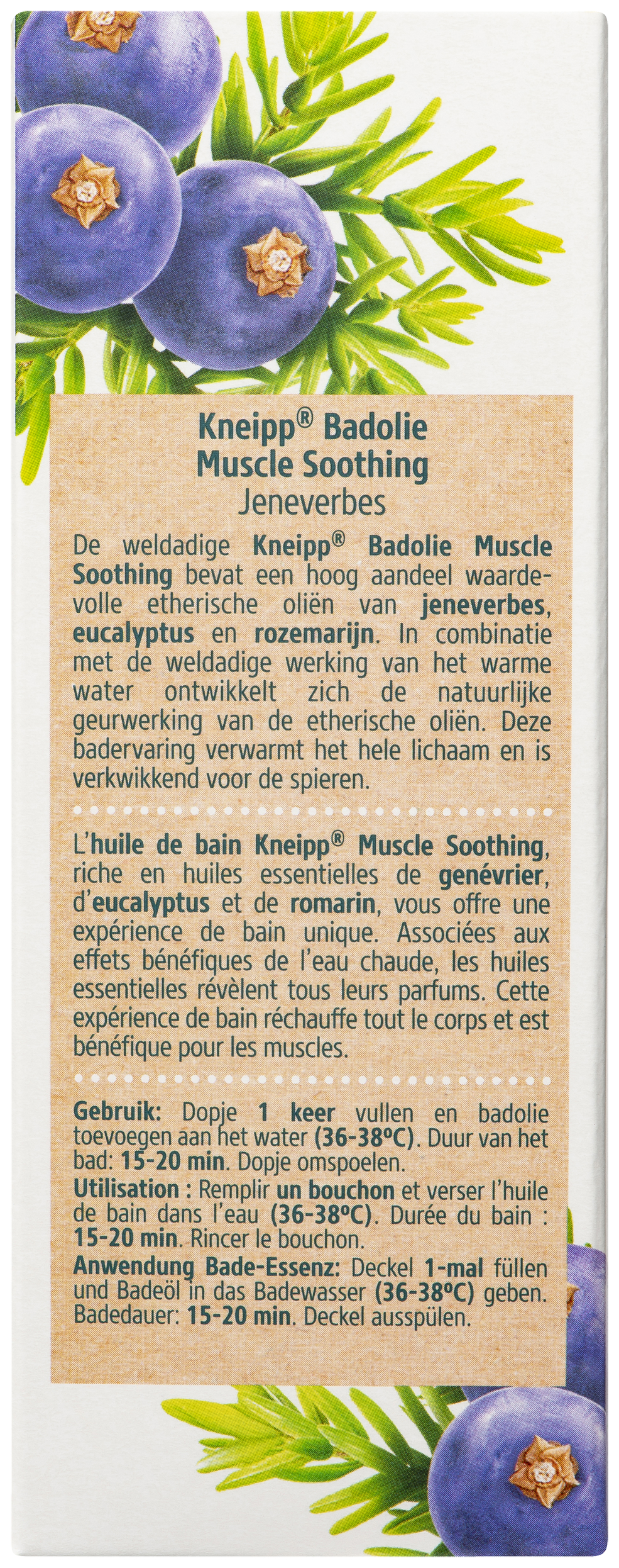 Kneipp Badolie Muscle Soothing 100 ML