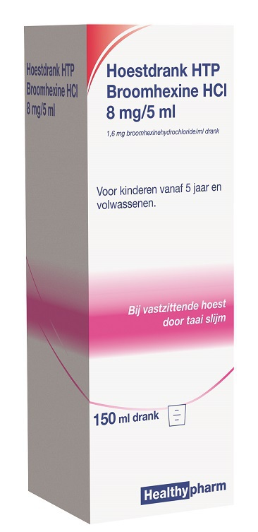 Broomhexine hoestdrank 8mg 150ml