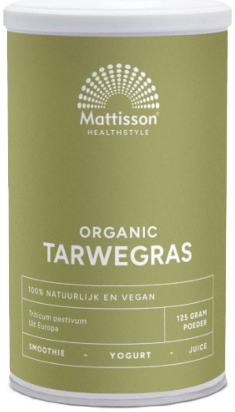 Mattisson Biologisch Tarwegras Poeder 125 Gram
