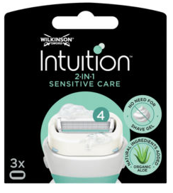 Scheermesjes Intuition Sensitive Care  3 stuks