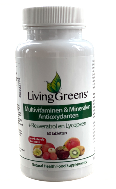 Multi Vitaminen & Mineralen Antioxidant 60tb