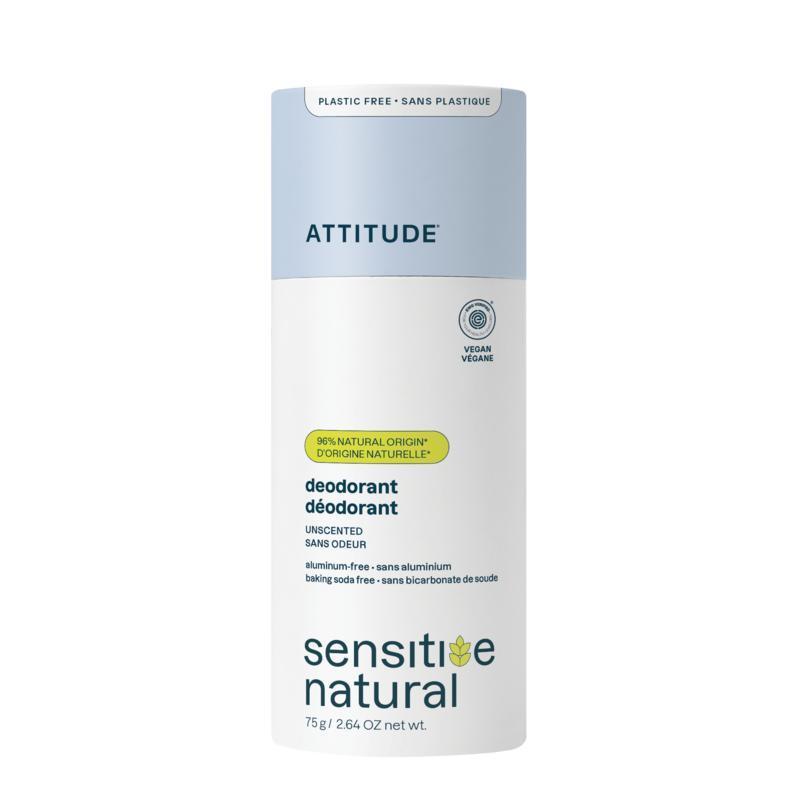 Attitude Deodorant baksoda vrij parfumvrij super leaves 75g