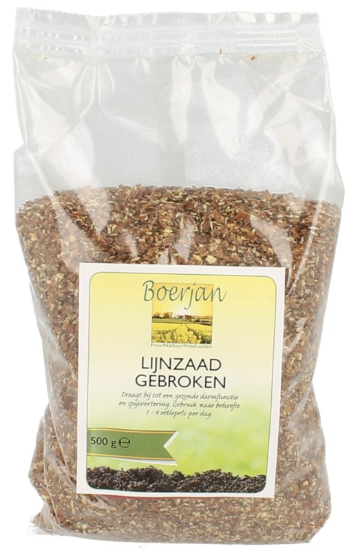 Lijnzaad Gebroken 500gr
