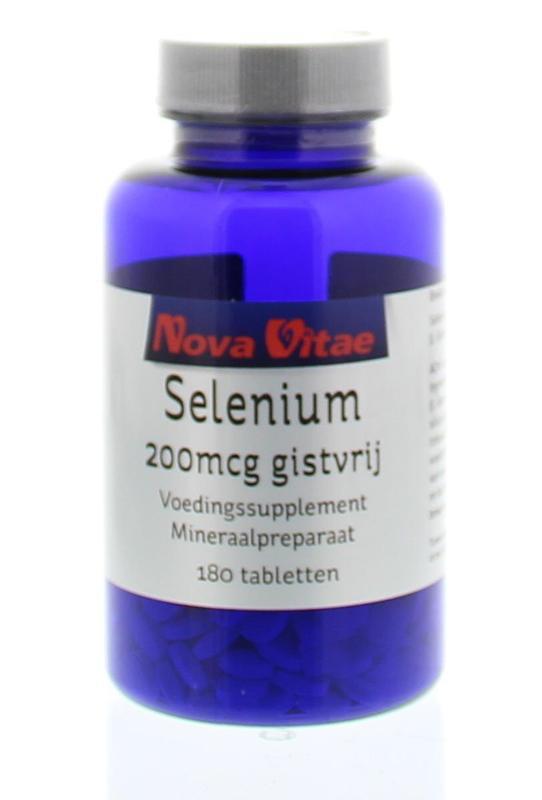 Selenium 200 mcg gistvrij 180vca